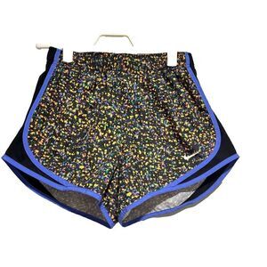 Nike Dri-Fit Womens Athletic Short in Small Multicolor High Rise Elastic Waist